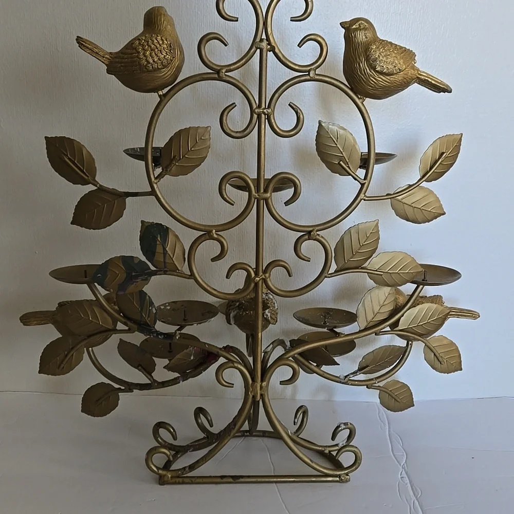 Pier 1 Vintage Gold Metal 